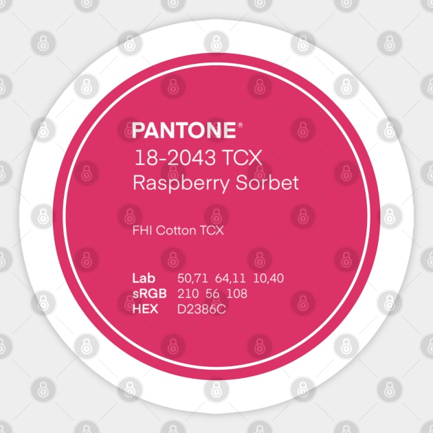 pantone 18-2043 TCX Sticker by Shirleyy Shop Arts